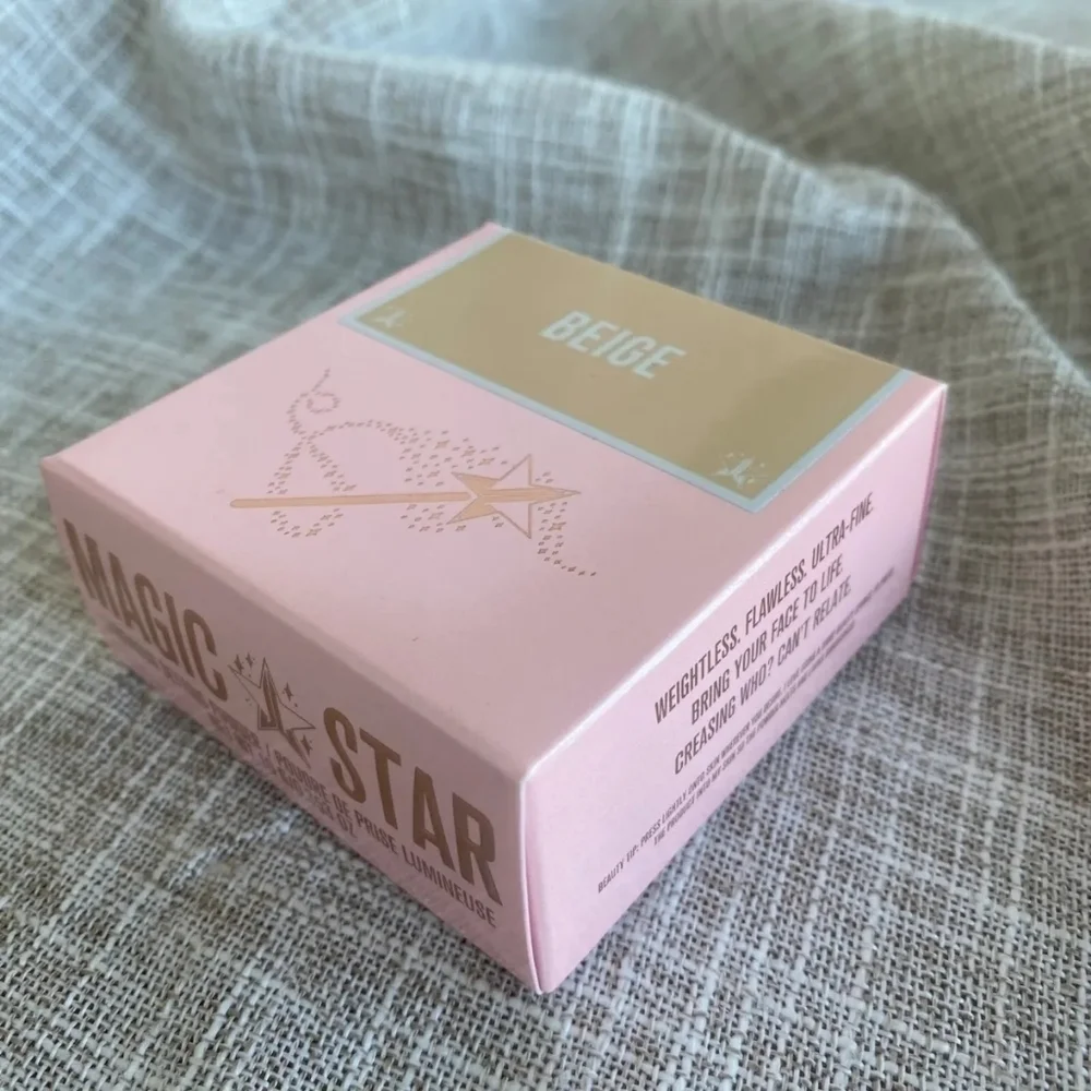 Jeffree Star Cosmetics Magic Star BEIGE Luminous Setting Powder NIB 🔥